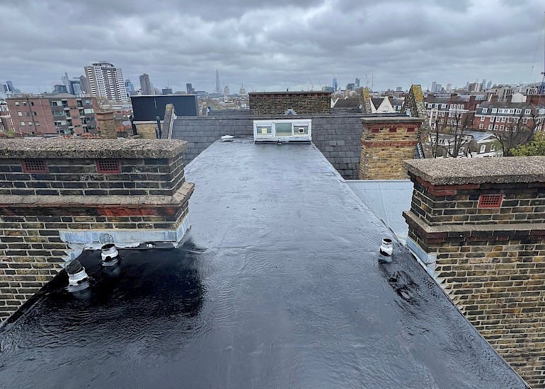 Bethany House: Extensive repairs and maintenance to roof dormers.